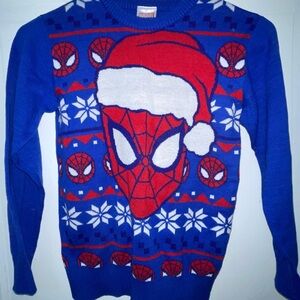 Marvel Red and Blue Spider-Man Holiday Sweater